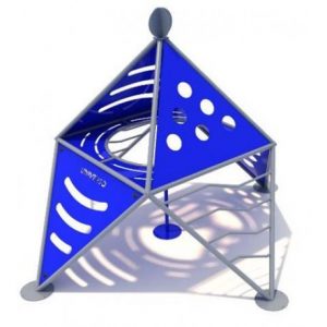 Escalador Acero Volantin Azul