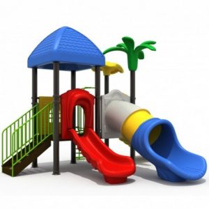 Estación de juegos Plaza 3 Toboganes