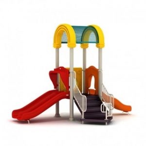 Estación de juegos Plaza Arco Triple Tobogán