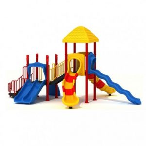 Estación de juegos Plaza multiple 4 toboganes
