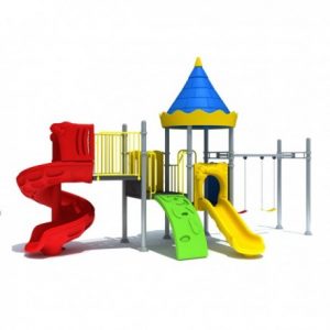 Estación de juegos Plaza multiple Espiral Columpios