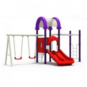 Estación de juegos Plaza Tobogán Columpios y Trepador