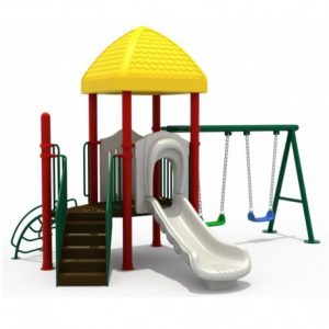 Estación de juegos Plaza Tobogán y Columpios