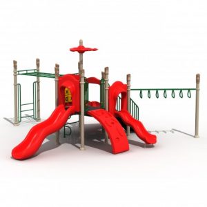 Juego de Plaza Modular Rojo
