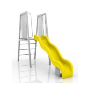 Tobogan  Amarillo con Escalera Recta